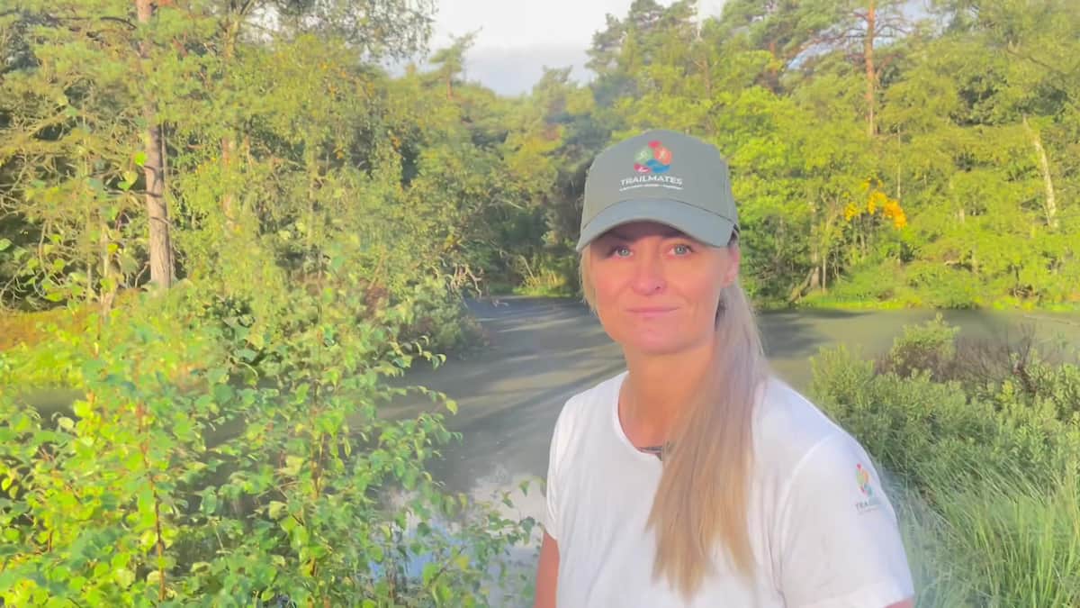 Da Sabine flyttede landsdel, manglede hun nogen at vandre med, så fandt hun en løsning