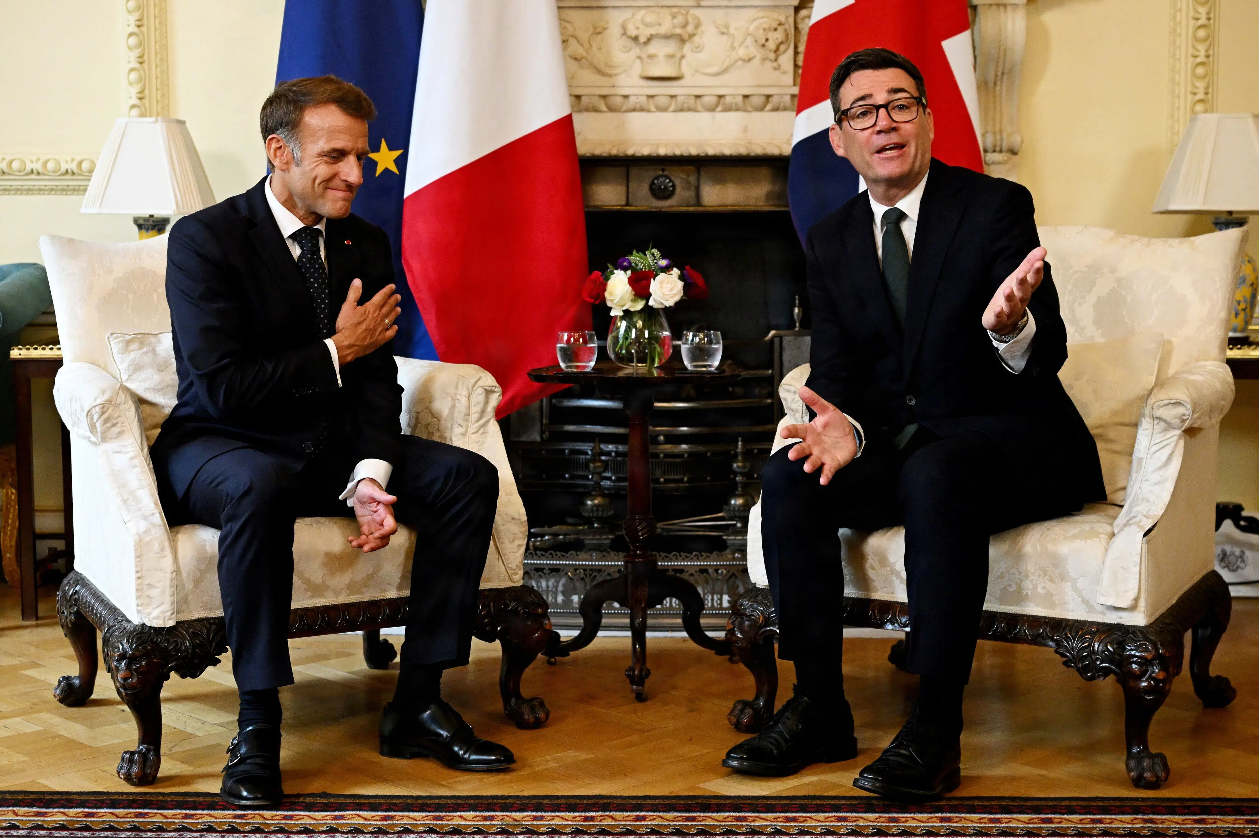 Burnham og Macron taler om migranter på deres første møde | Internationalt | Samfund | Berlingske