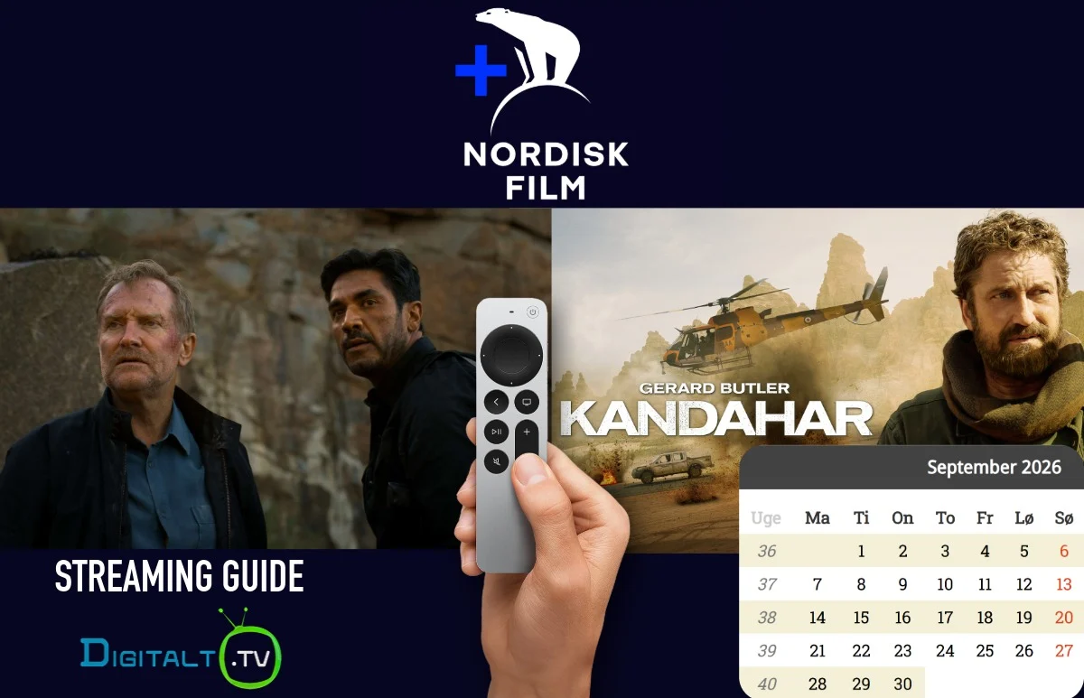 Nyt på Nordisk Film+ september 2026