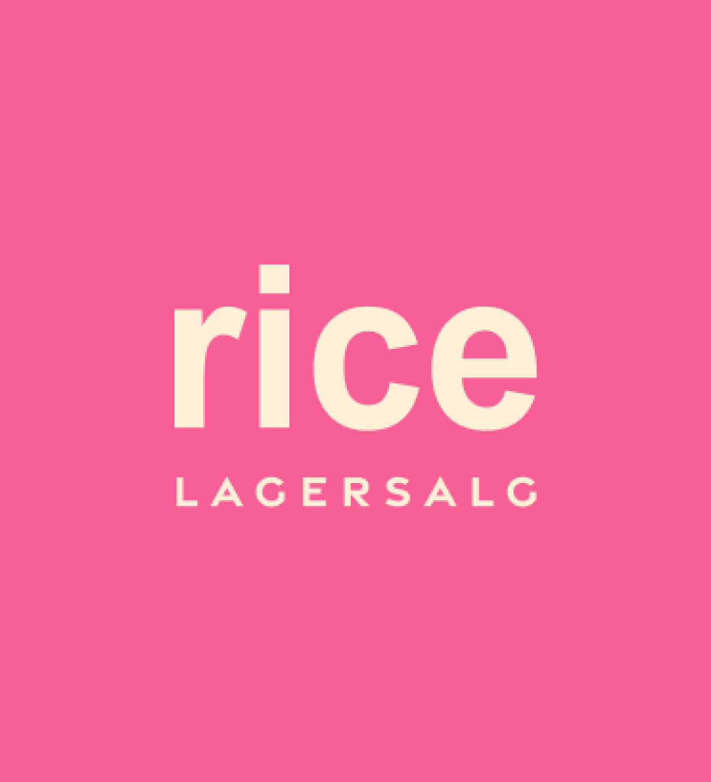 rice Lagersalg
