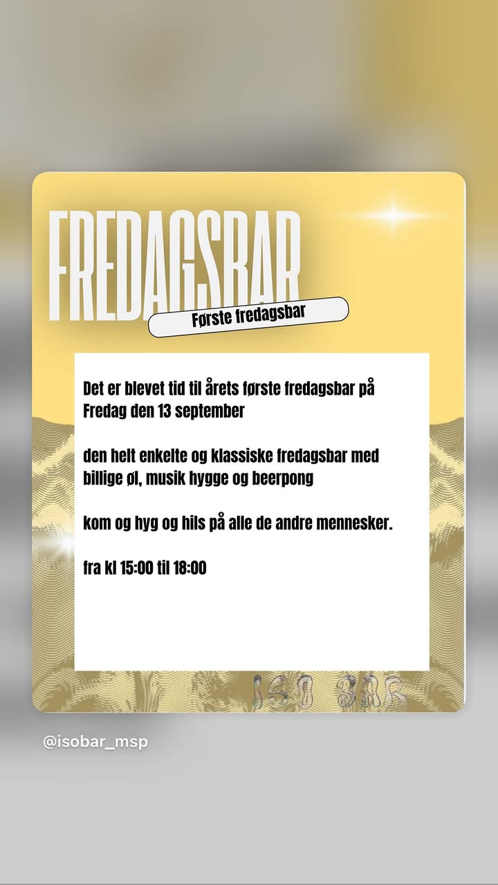 Første Fredagsbar