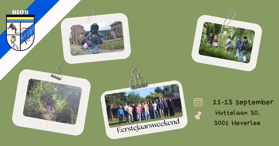 BIOS Onthaalweekend eerstejaars 2026