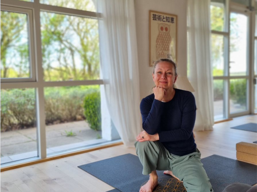 FamilieYoga blandt bøgerne