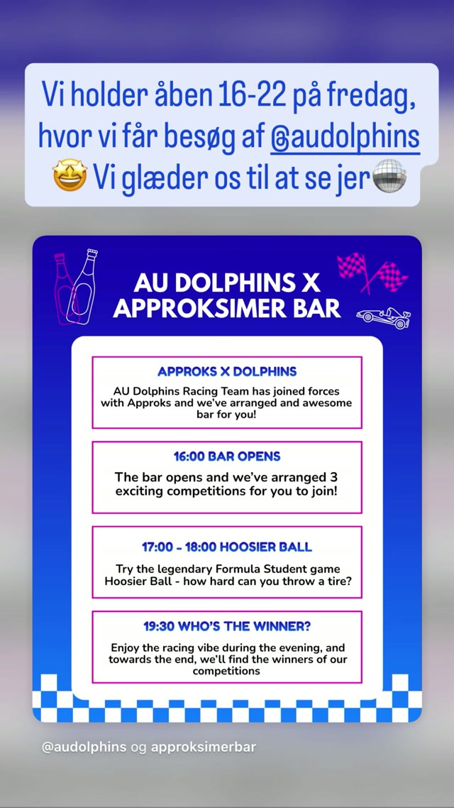 AU Dolphins x Approksimer Bar