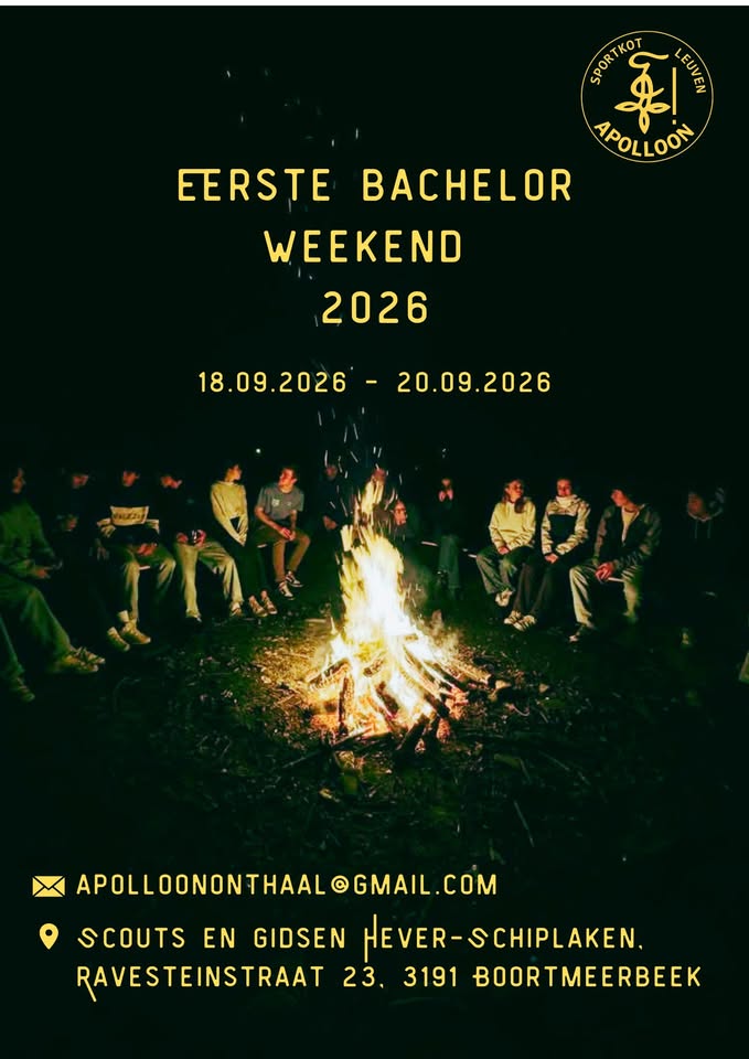 Eerste bachelor weekend