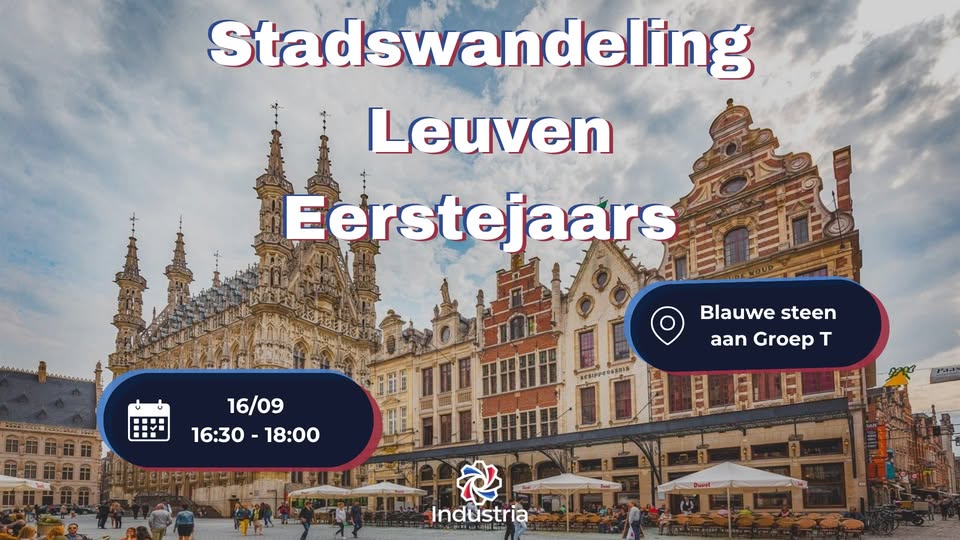 Stadswandeling Leuven Eerstejaars