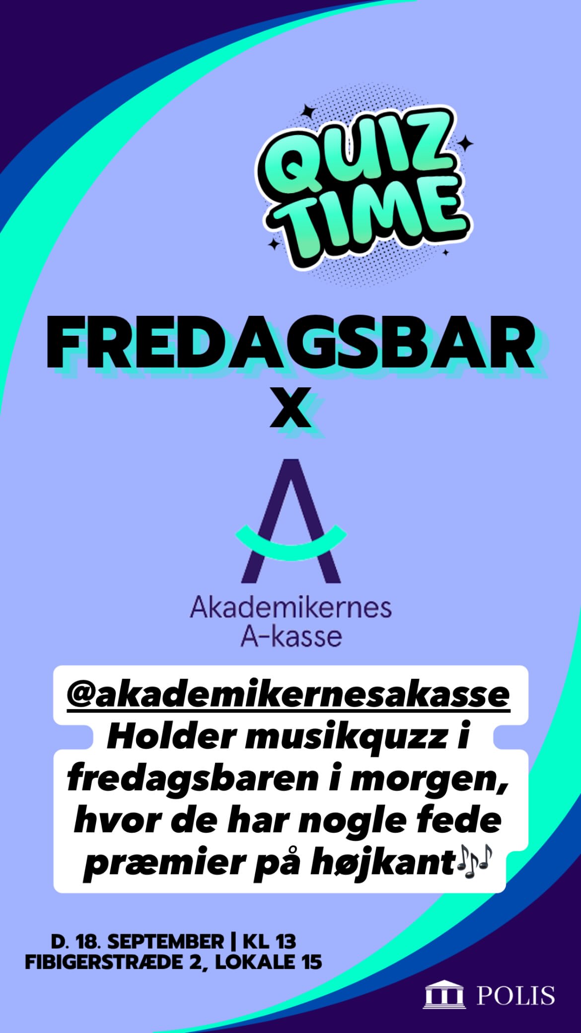 Fredagsbar x Akademikernes A-kasse: Musikquiz