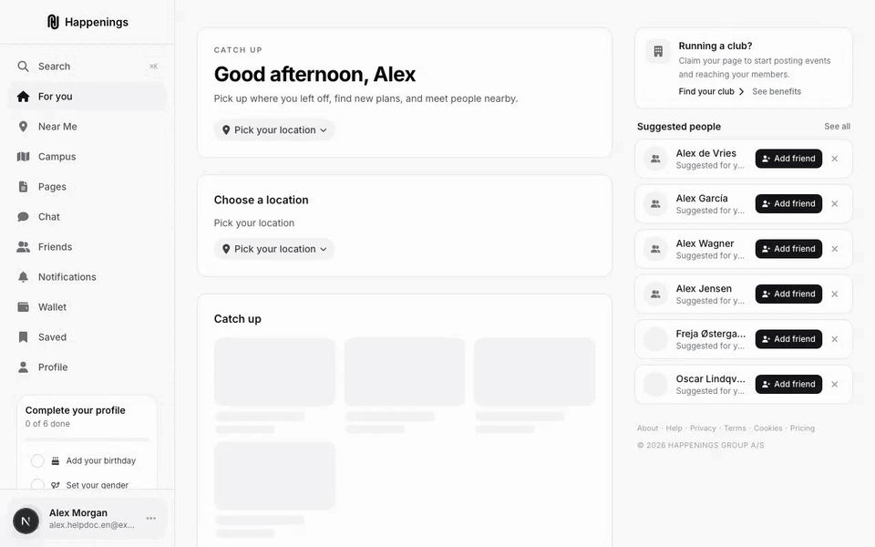 Open a page, compare its membership options, and choose a paid plan.