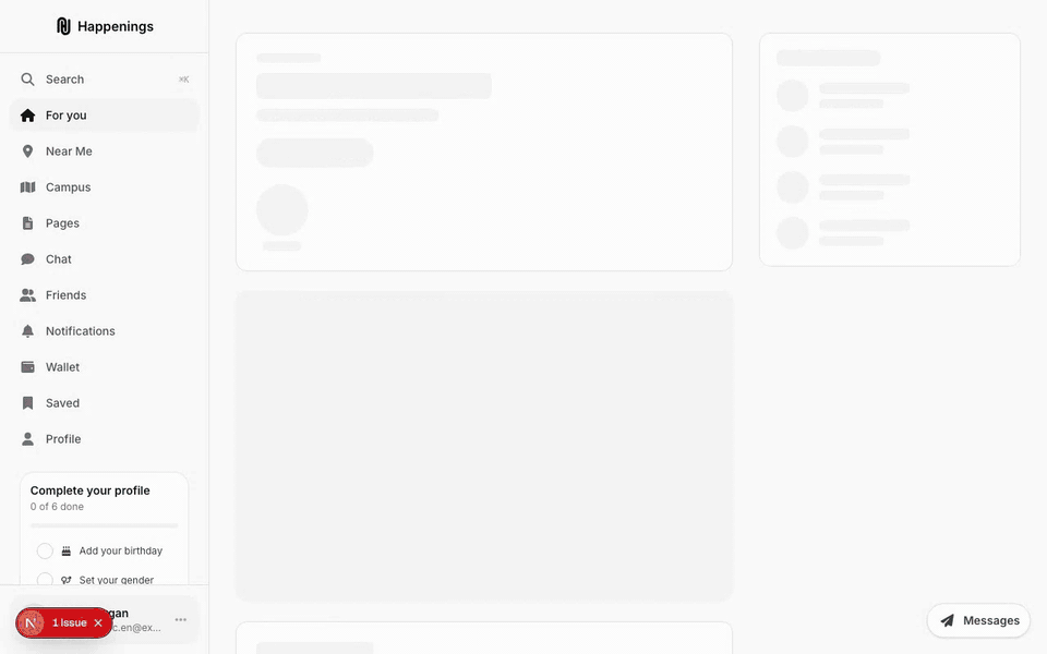 Choose tickets for an event and continue to payment.