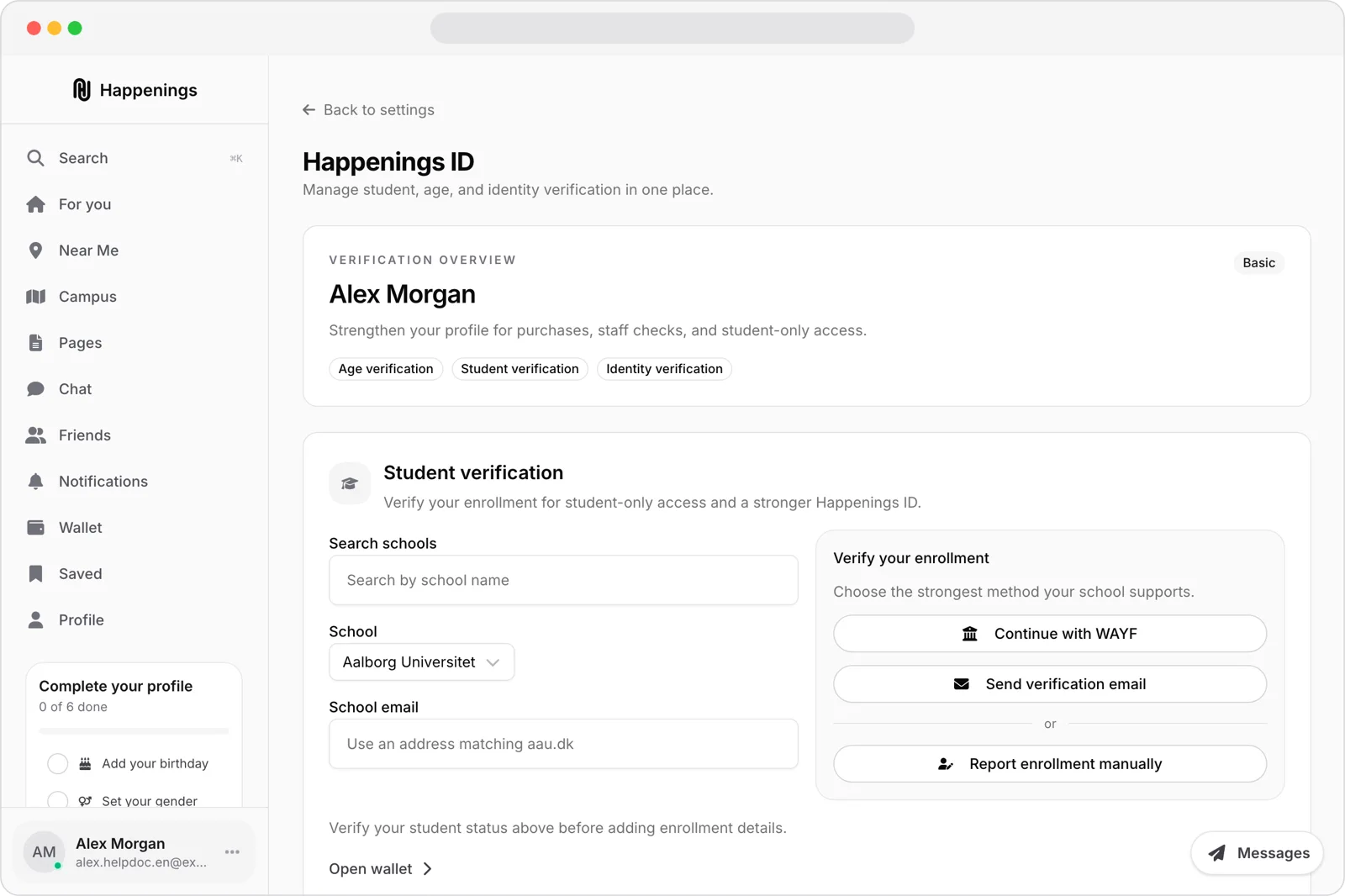 Choose a verification method