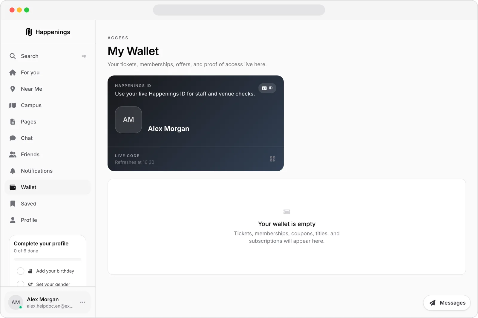 Check your Wallet